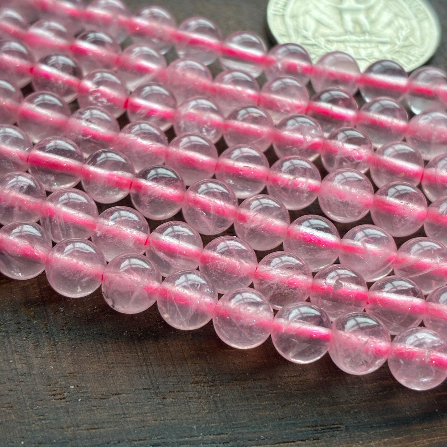 6mm Rose Quartz Round Bead Strand