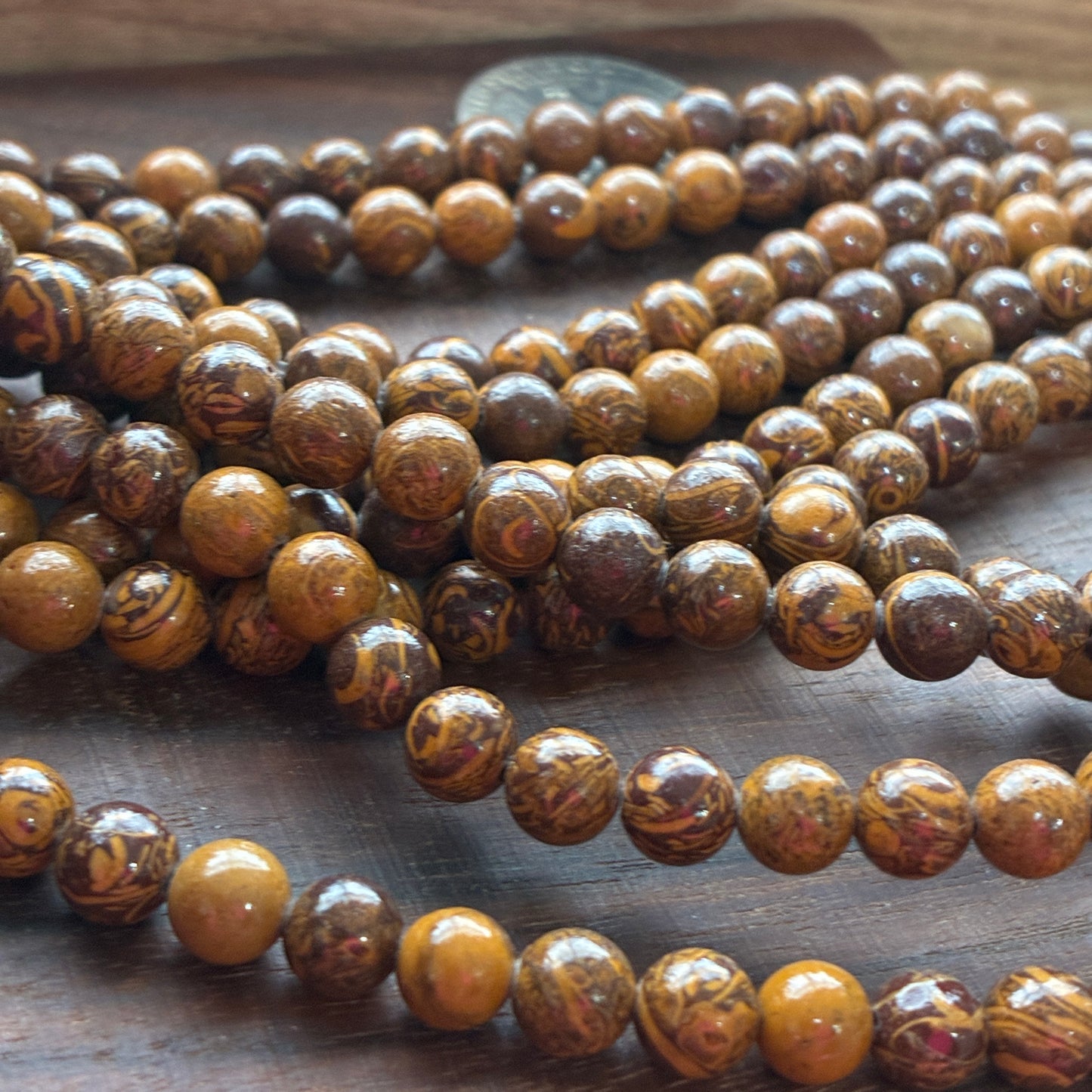 6mm Miriam Jasper Round Bead Strand