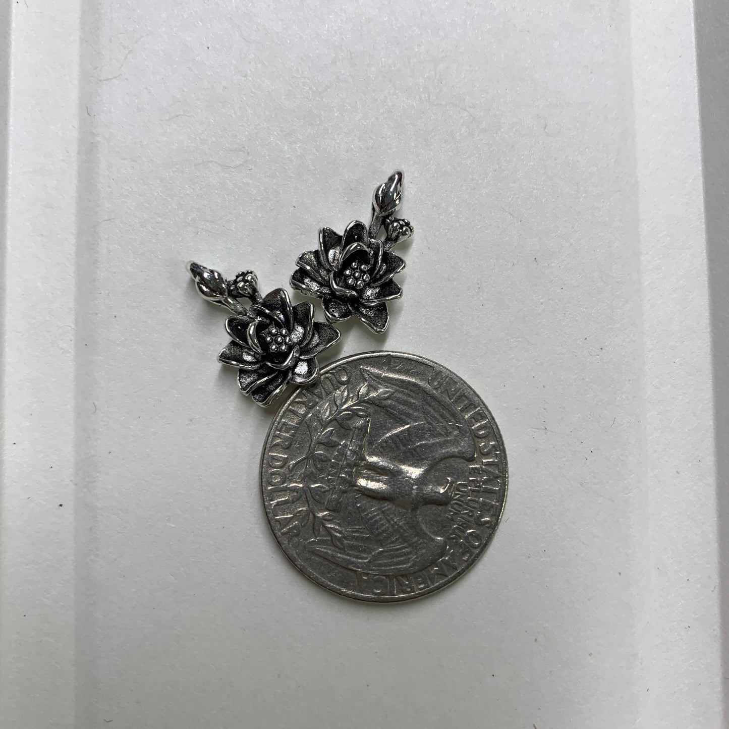 Tibetan Silver Charm / Bead (TS045)