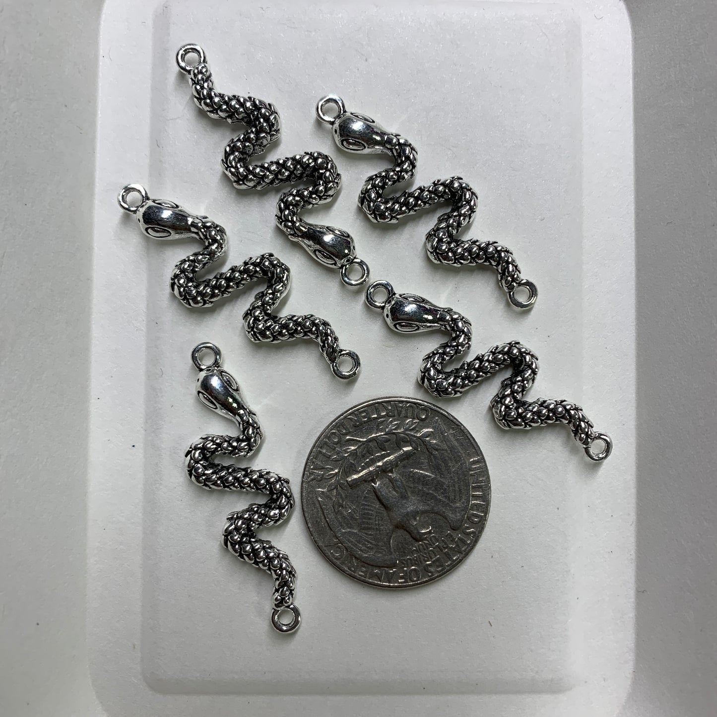 Tibetan Silver Charm / Bead (TS050)