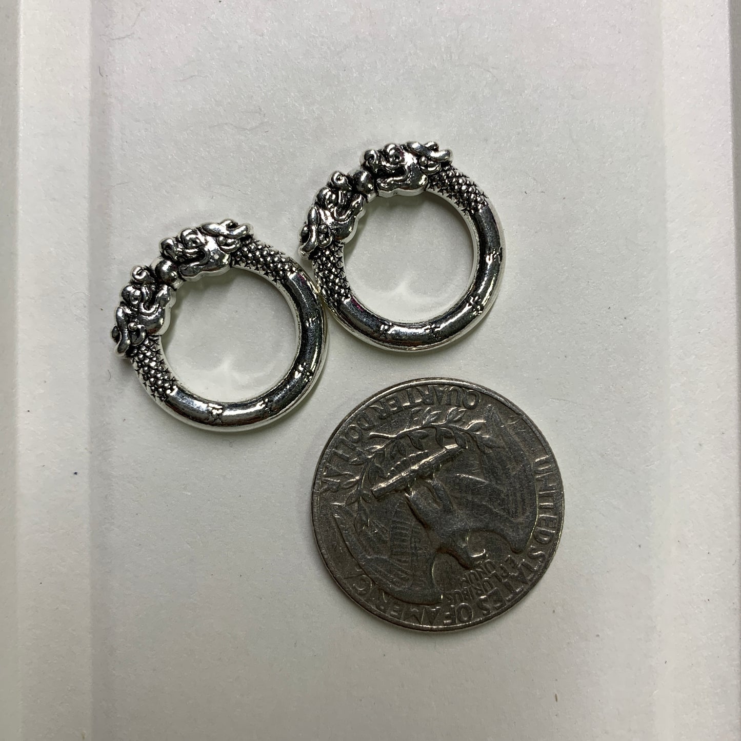 Tibetan Silver Charm / Bead (TS054)