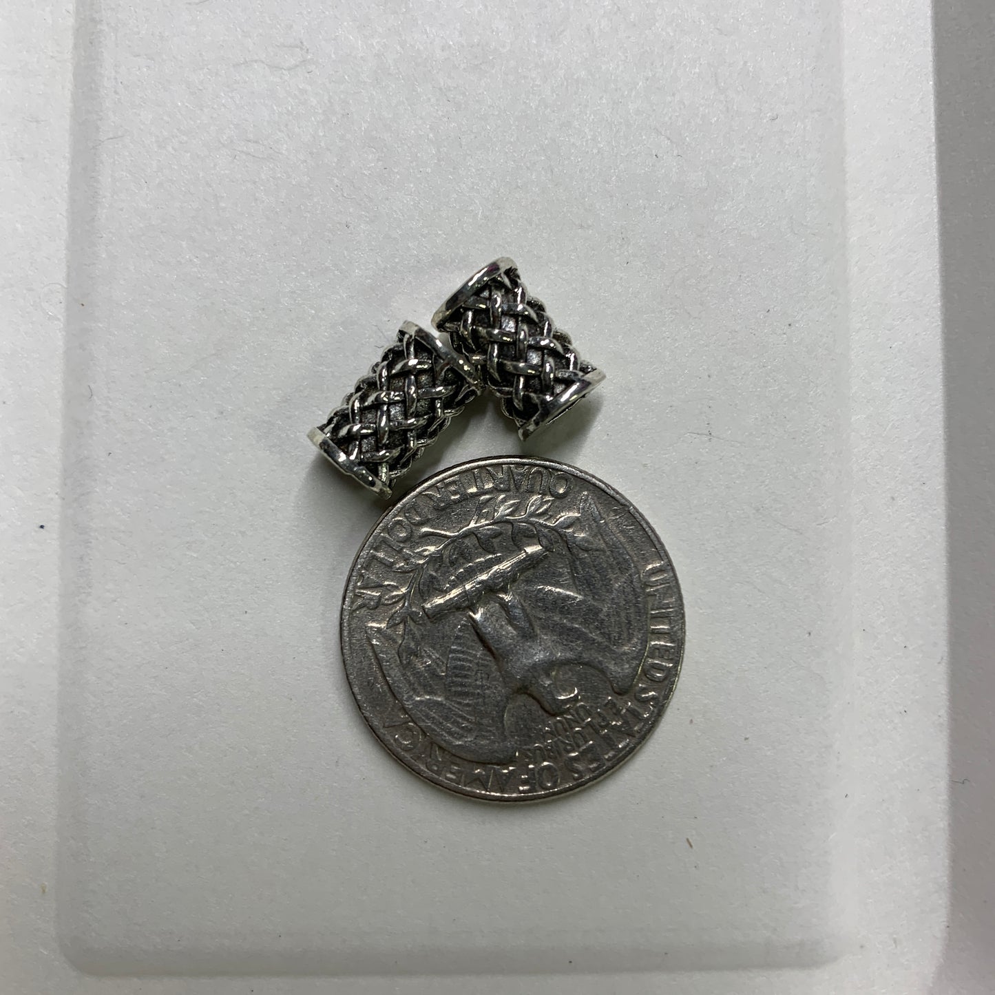 Tibetan Silver Charm / Bead (TS056)