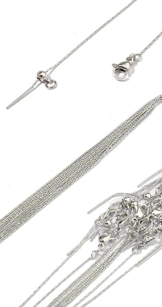18K Gold Plated - Stainless Steel - Adjustable Chain - Anti-Tarnish