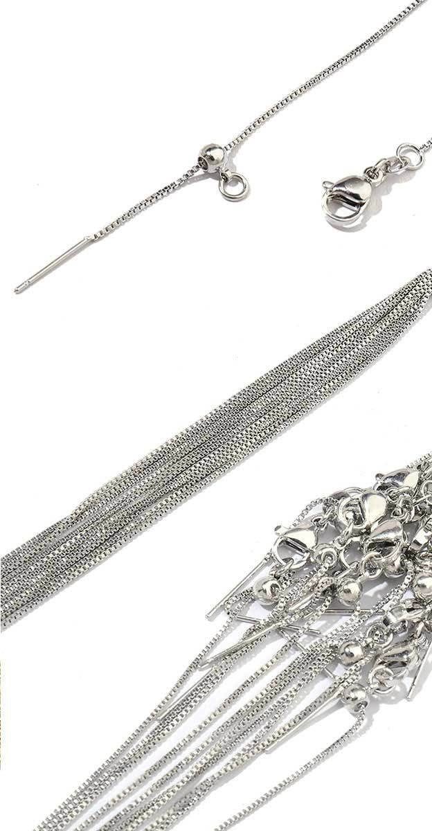 18K Gold Plated - Stainless Steel - Adjustable Chain - Anti-Tarnish