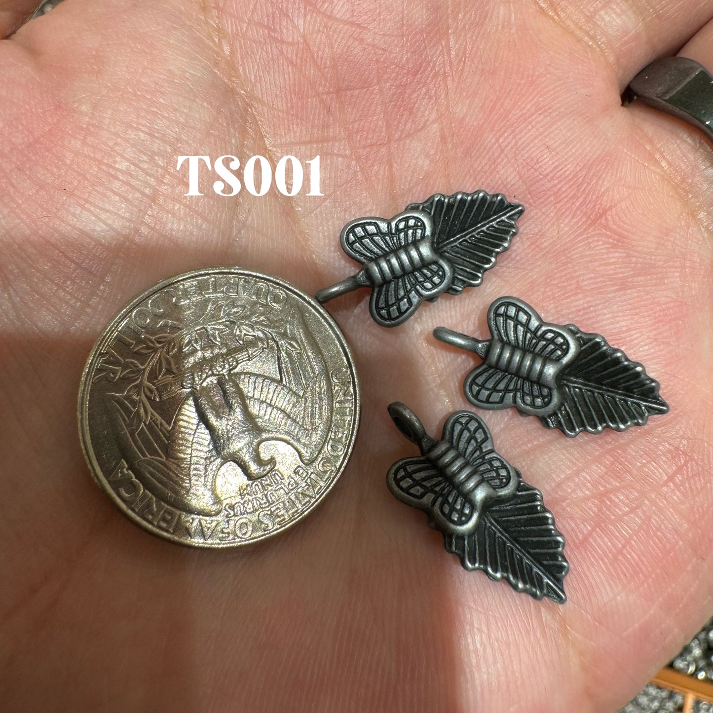 Tibetan Silver Charm / Bead (TS001)