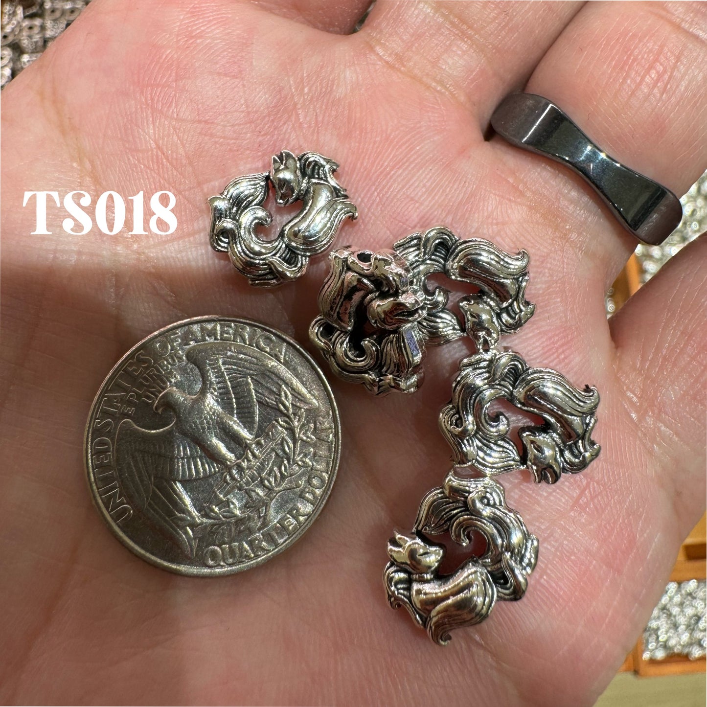 WAREHOUSE - Tibetan Silver Charm / Bead (TS018)