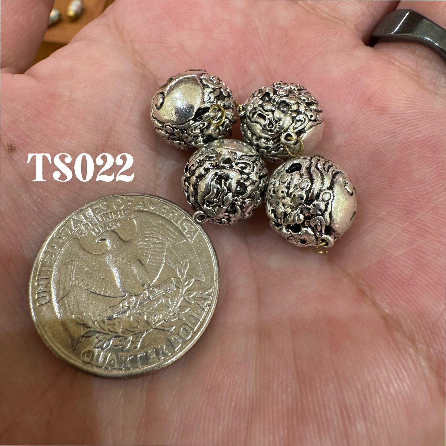 WAREHOUSE - Tibetan Silver Charm / Bead (TS022)