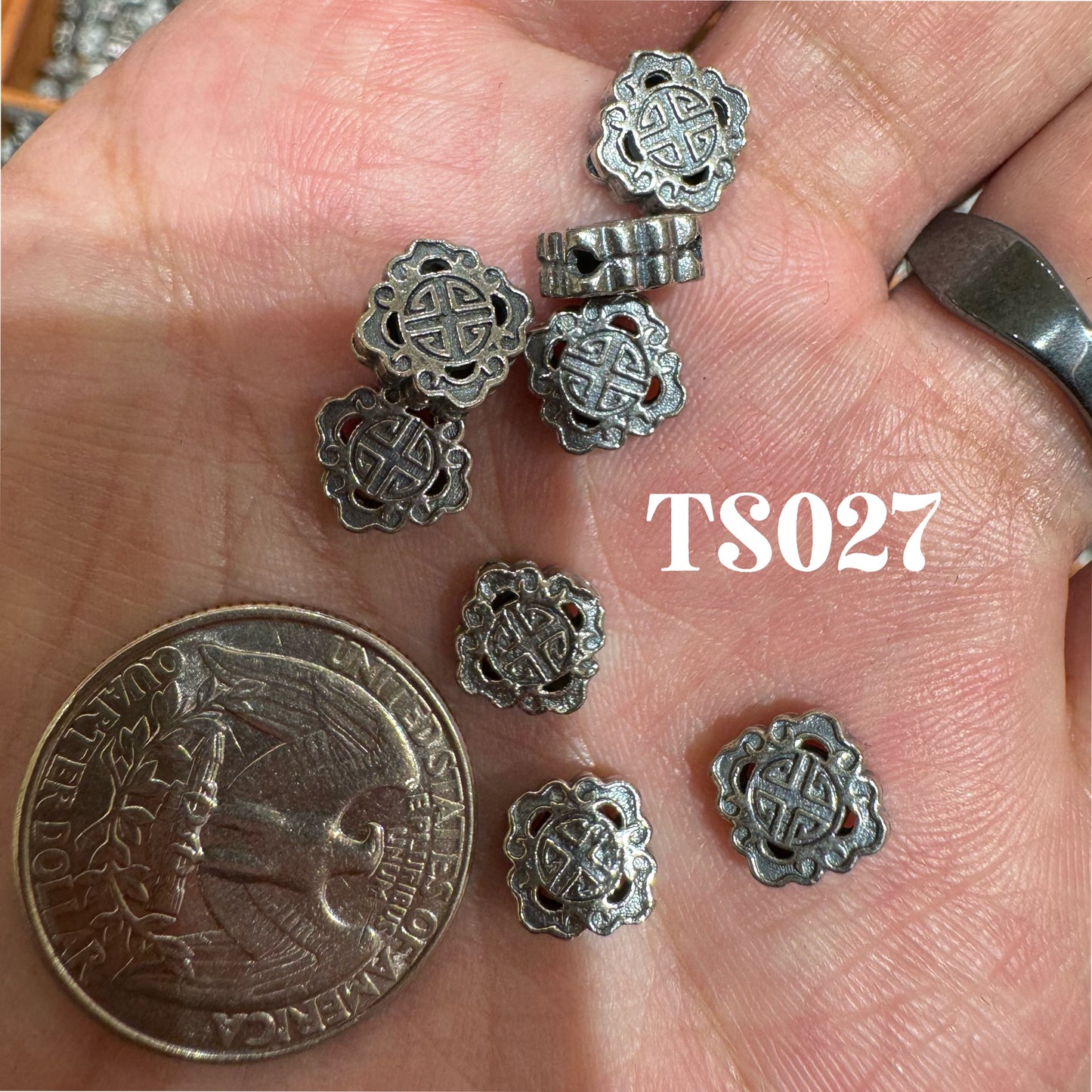 WAREHOUSE - Tibetan Silver Charm / Bead (TS027)