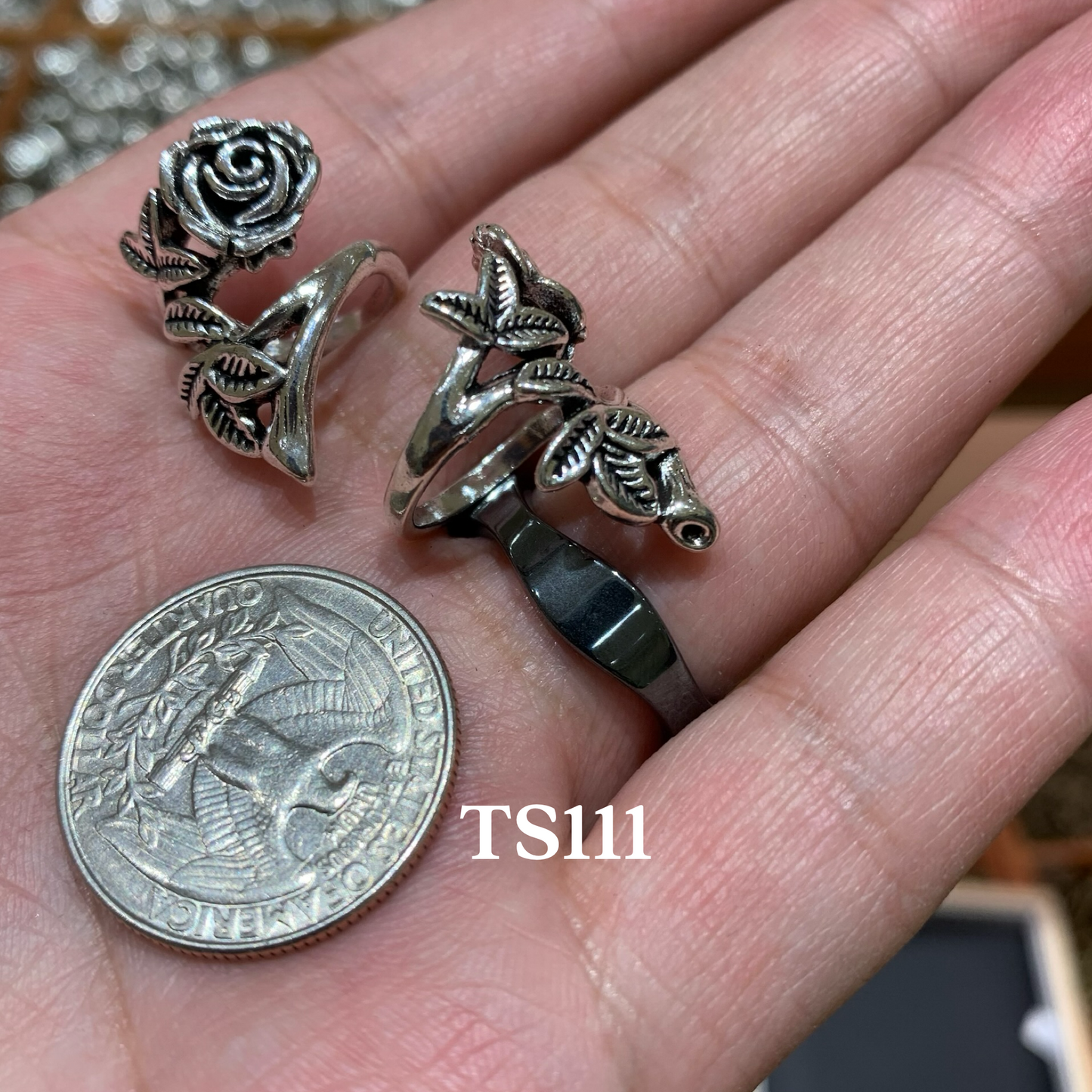 Tibetan Silver Charm / Bead (TS111)