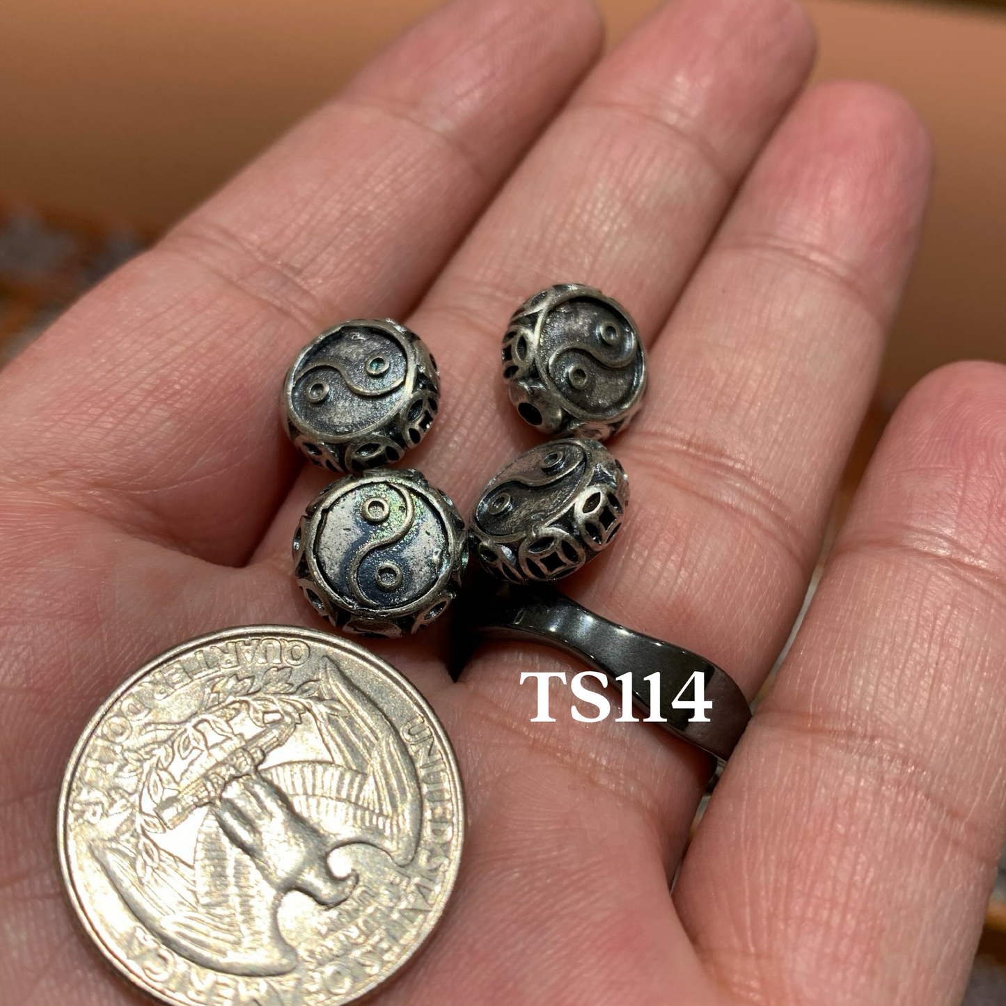 WAREHOUSE - Tibetan Silver Charm / Bead (TS114)