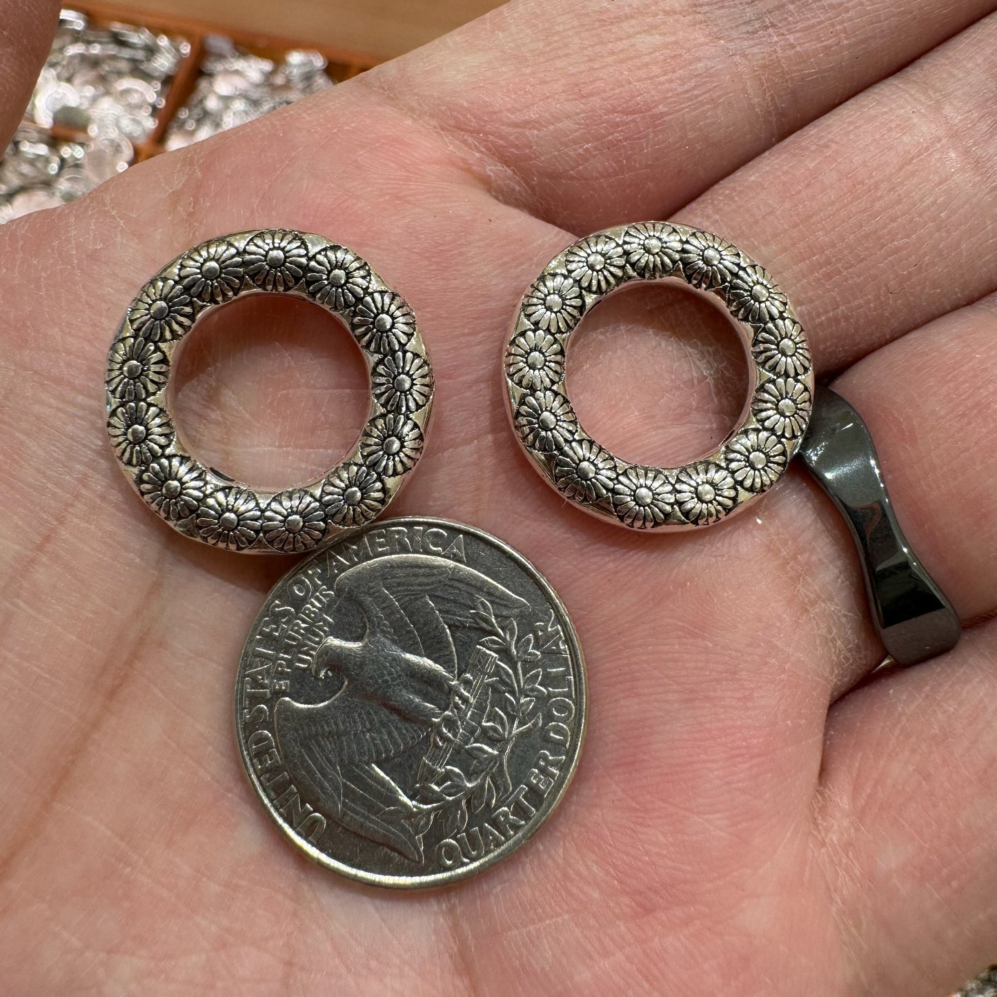 WAREHOUSE - Tibetan Silver Charm / Bead (TS136)