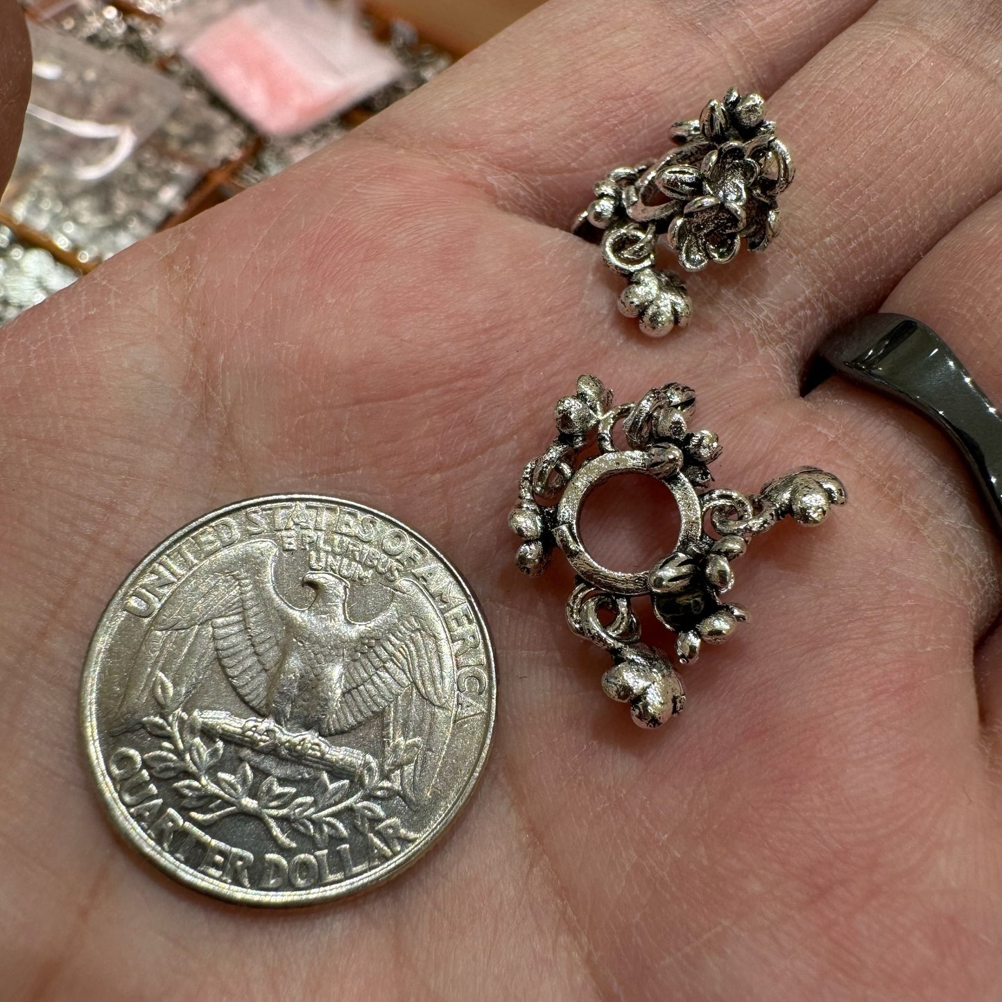 WAREHOUSE - Tibetan Silver Charm / Bead (TS137)
