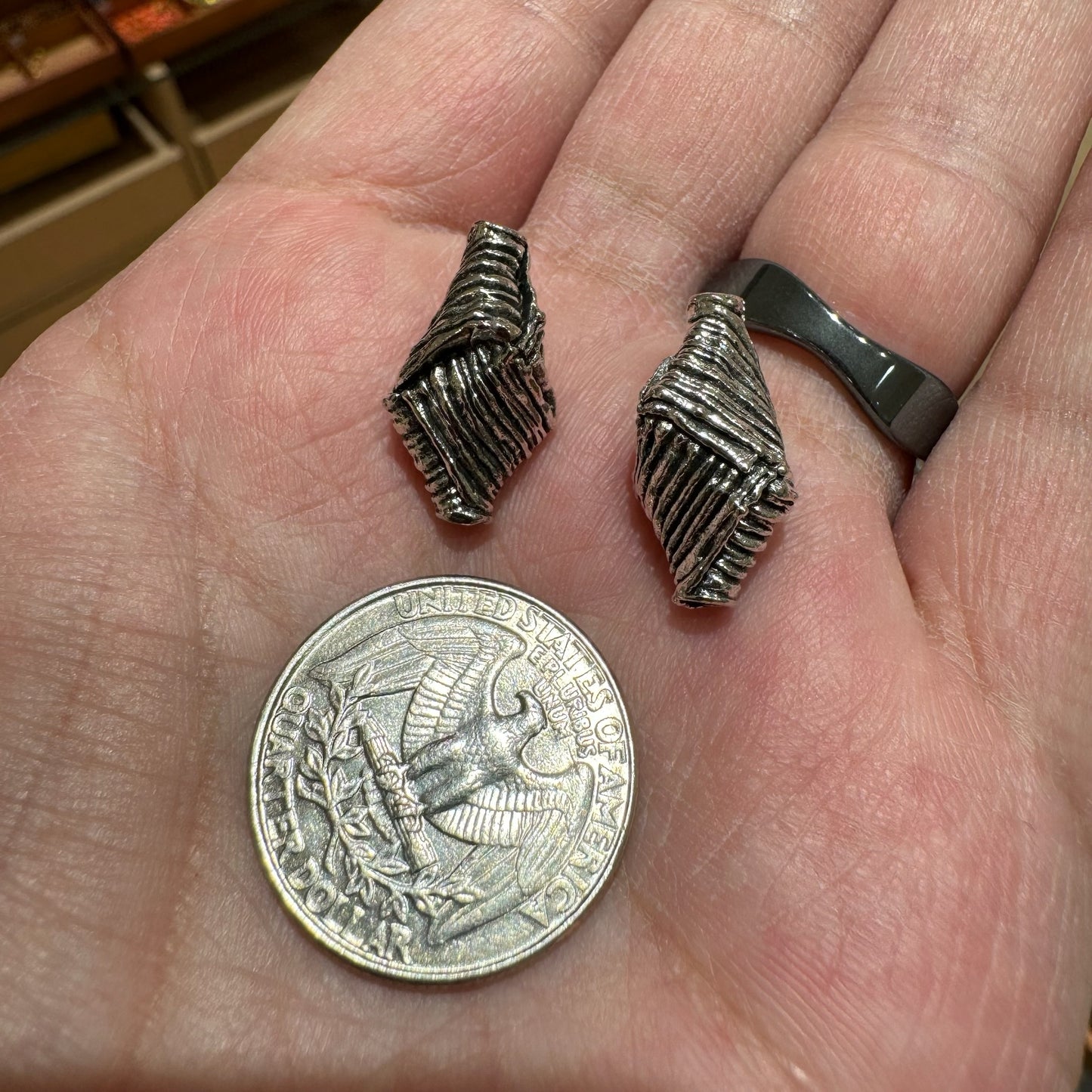 WAREHOUSE - Tibetan Silver Charm / Bead (TS138)