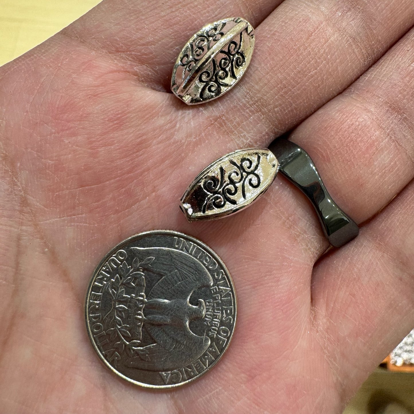 WAREHOUSE - Tibetan Silver Charm / Bead (TS140)