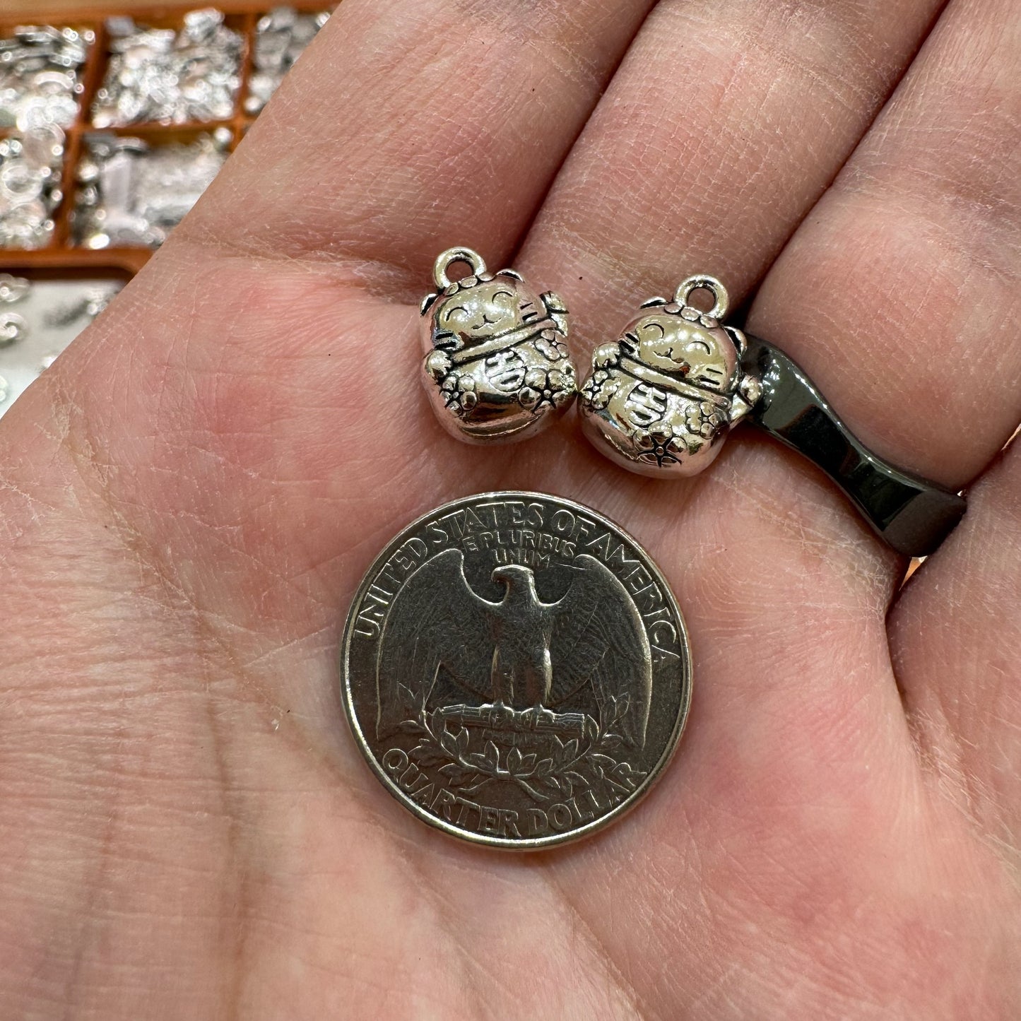 WAREHOUSE - Tibetan Silver Charm / Bead (TS150)