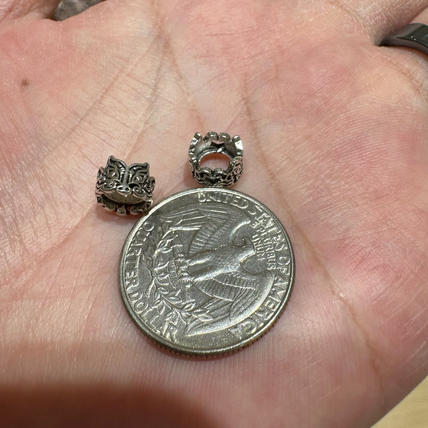 WAREHOUSE - Tibetan Silver Charm / Bead (TS158)