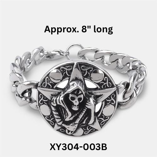 PRE-ORDER - WAREHOUSE - 304 Stainless - Bracelet - Skull - Tree of Life