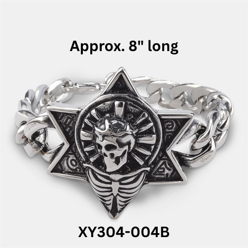 PRE-ORDER - WAREHOUSE - 304 Stainless - Bracelet - Skull - Tree of Life