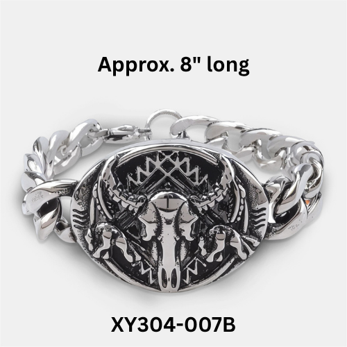 PRE-ORDER - WAREHOUSE - 304 Stainless - Bracelet - Skull - Tree of Life