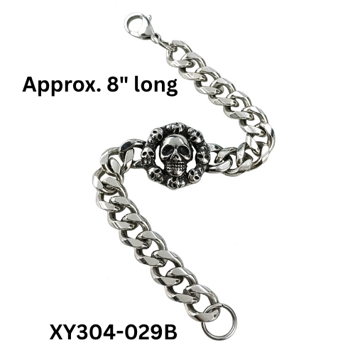 PRE-ORDER - WAREHOUSE - 304 Stainless - Bracelet - Skull - Tree of Life
