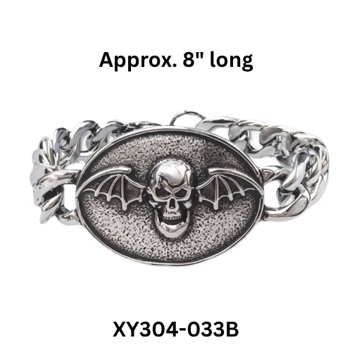 PRE-ORDER - WAREHOUSE - 304 Stainless - Bracelet - Skull - Tree of Life