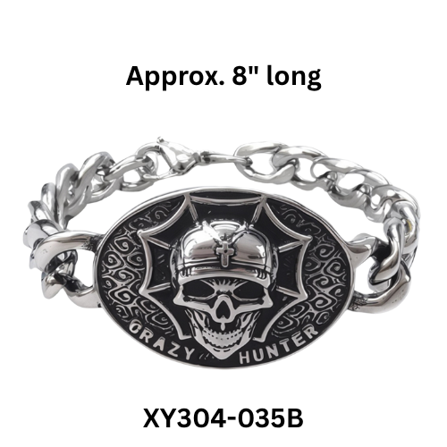 PRE-ORDER - WAREHOUSE - 304 Stainless - Bracelet - Skull - Tree of Life