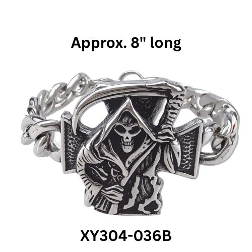 PRE-ORDER - WAREHOUSE - 304 Stainless - Bracelet - Skull - Tree of Life