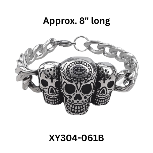PRE-ORDER - WAREHOUSE - 304 Stainless - Bracelet - Skull - Tree of Life