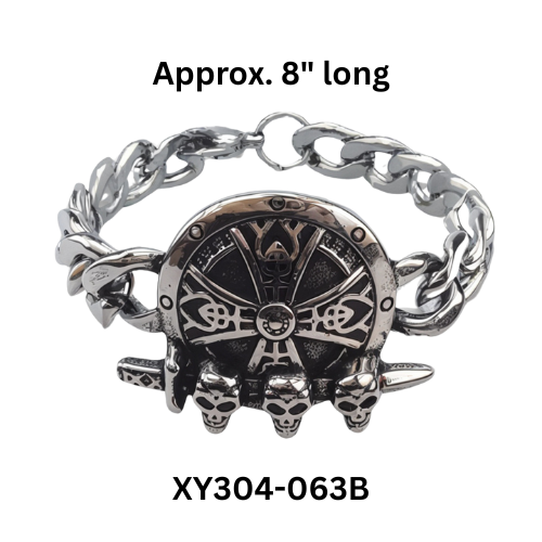 PRE-ORDER - WAREHOUSE - 304 Stainless - Bracelet - Skull - Tree of Life