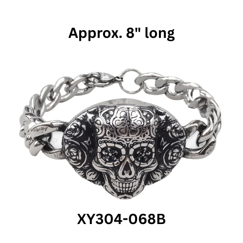 PRE-ORDER - WAREHOUSE - 304 Stainless - Bracelet - Skull - Tree of Life