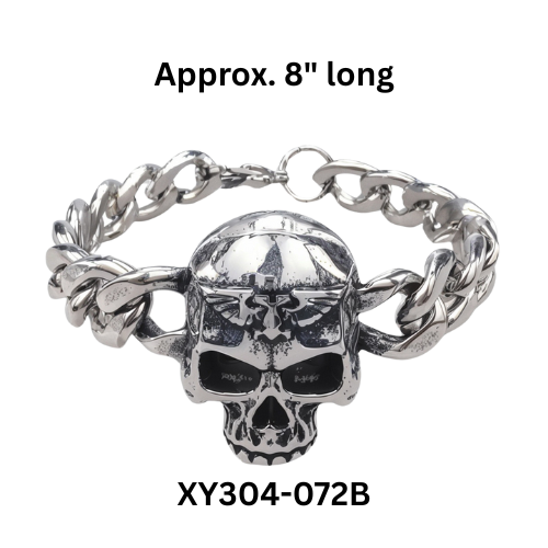 PRE-ORDER - WAREHOUSE - 304 Stainless - Bracelet - Skull - Tree of Life
