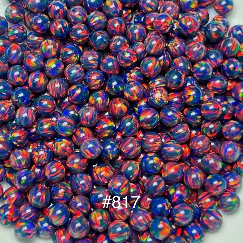 OVERSEAS ORDER - Jelly Opal Bead *NO HOLE* 4mm 5mm