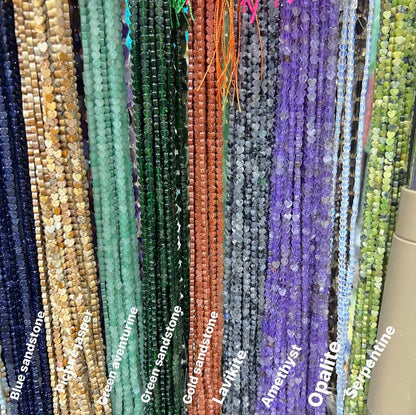 OVERSEAS ORDER - 4mm Flat Heart Bead Strand