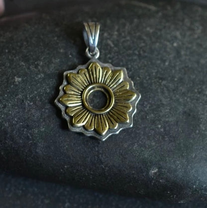 925 Silver Pendant Setting TB-YJJ-P012