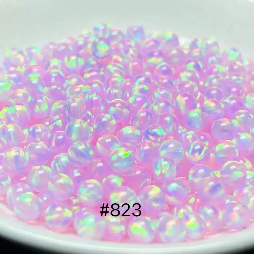 OVERSEAS ORDER - Jelly Opal Bead *NO HOLE* 4mm 5mm
