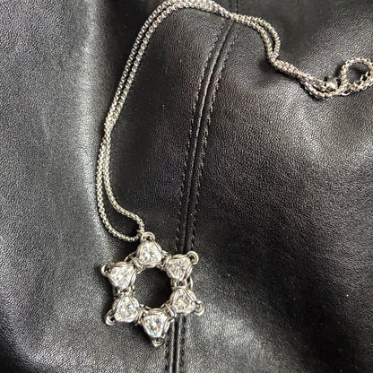 Stainless Steel 6 Point Star  Pendant