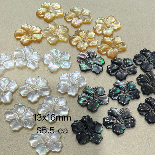 OVERSEAS ORDER - MOP 13x16mm Flower