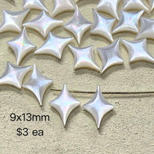 OVERSEAS ORDER - MOP 9x13mm Star