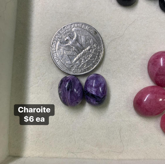 Charoite Cabochon - Oval - Small