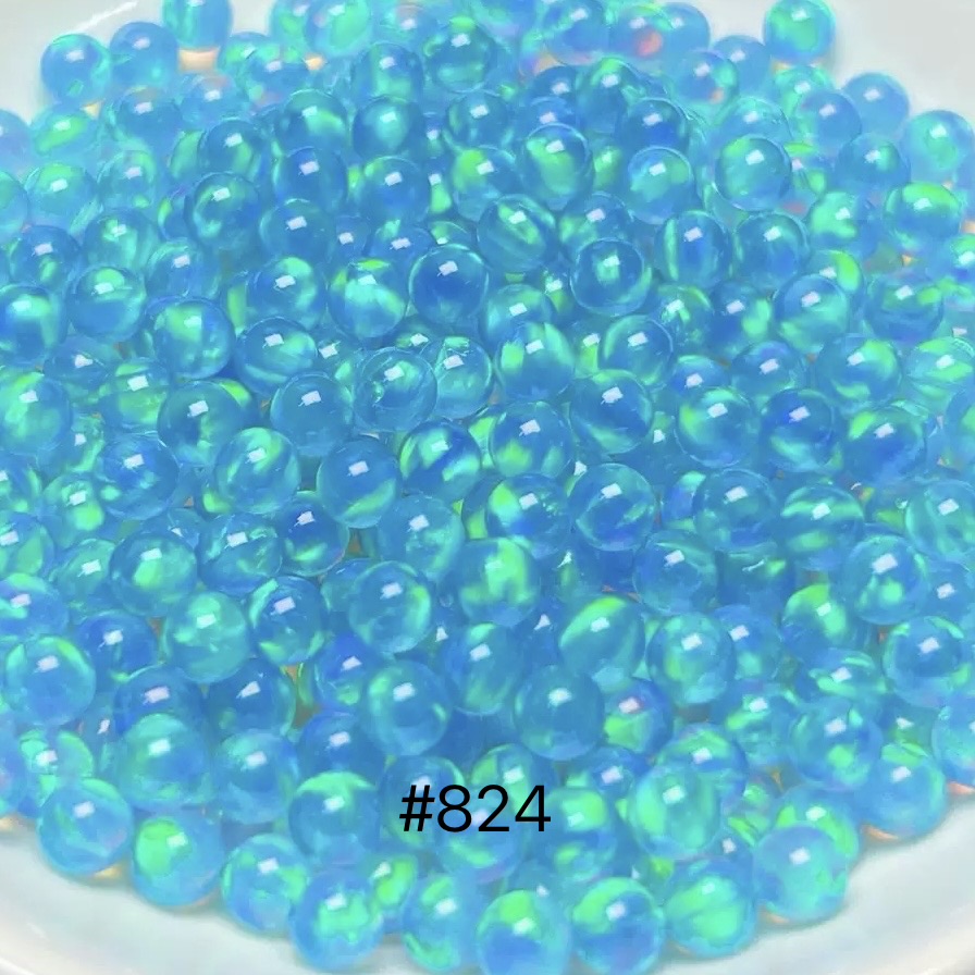 OVERSEAS ORDER - Jelly Opal Bead *NO HOLE* 4mm 5mm