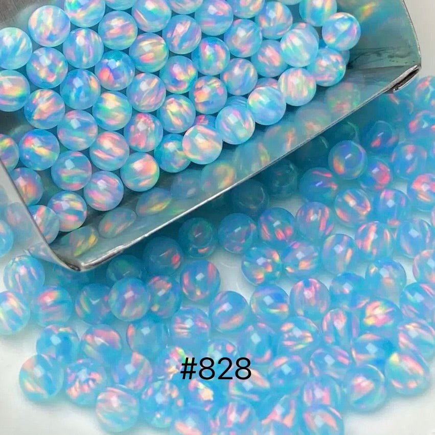 OVERSEAS ORDER - Jelly Opal Bead *NO HOLE* 4mm 5mm
