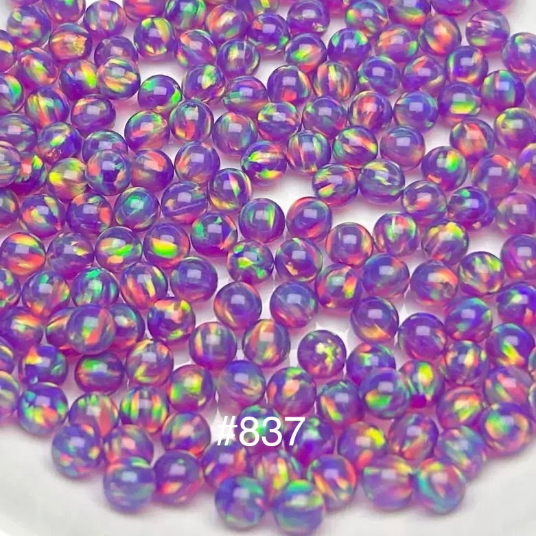 OVERSEAS ORDER - Jelly Opal Bead *NO HOLE* 4mm 5mm