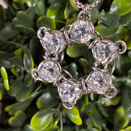 Stainless Steel 6 Point Star  Pendant