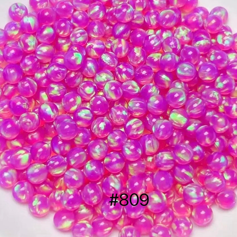 OVERSEAS ORDER - Jelly Opal Bead *NO HOLE* 4mm 5mm