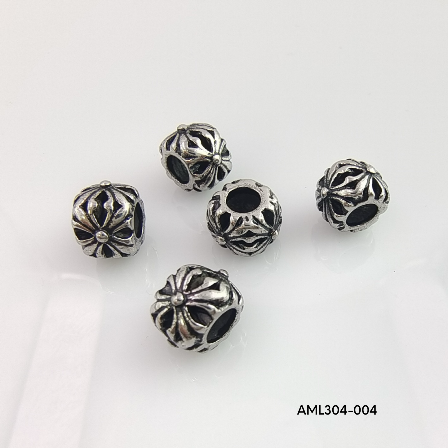 PRE-ORDER - WAREHOUSE - 304 Stainless - Bead - Hair Bead - Big Hole Bead
