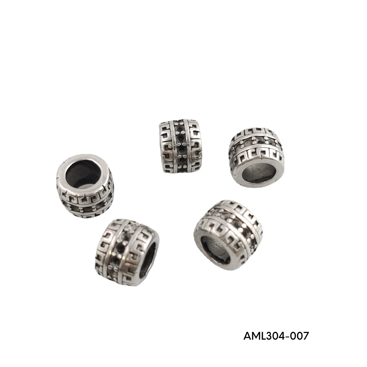 PRE-ORDER - WAREHOUSE - 304 Stainless - Bead - Hair Bead - Big Hole Bead