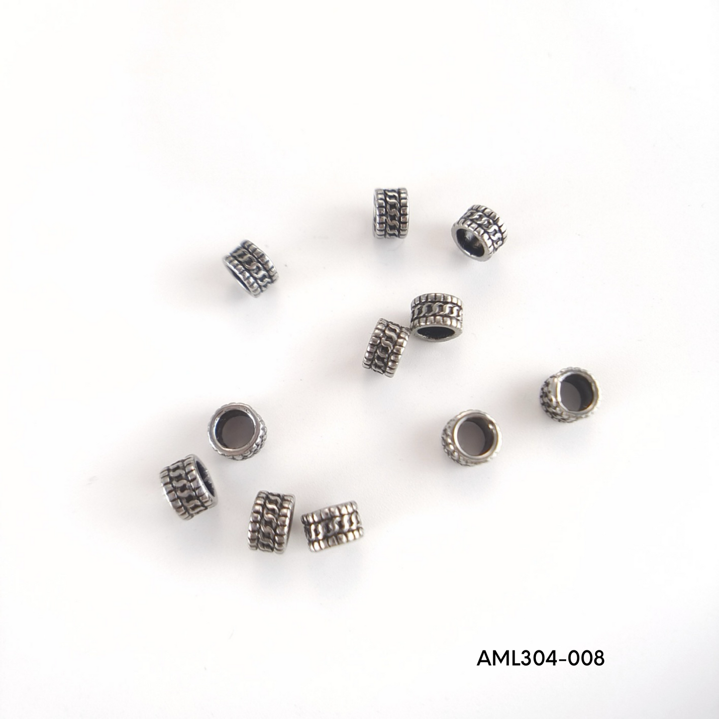 PRE-ORDER - WAREHOUSE - 304 Stainless - Bead - Hair Bead - Big Hole Bead