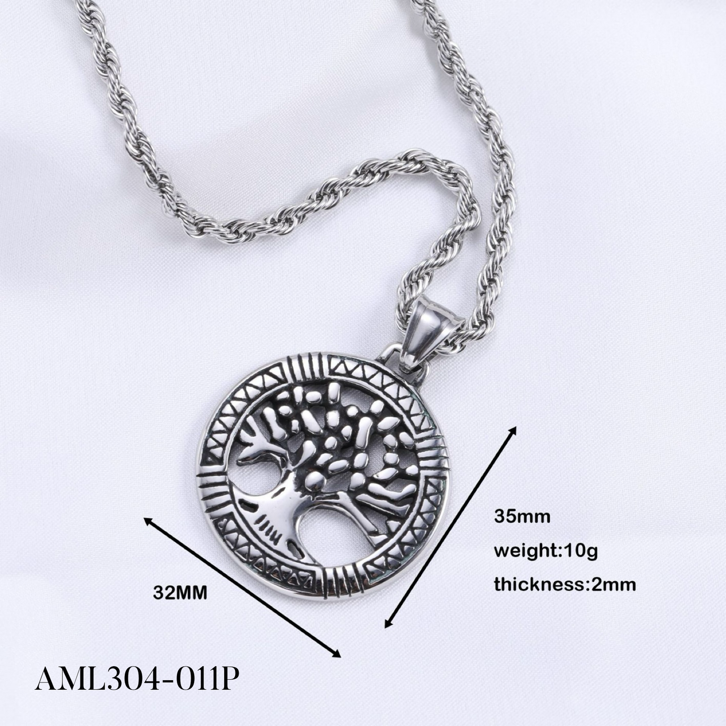 PRE-ORDER - WAREHOUSE - 304 Stainless - Pendant - Necklace