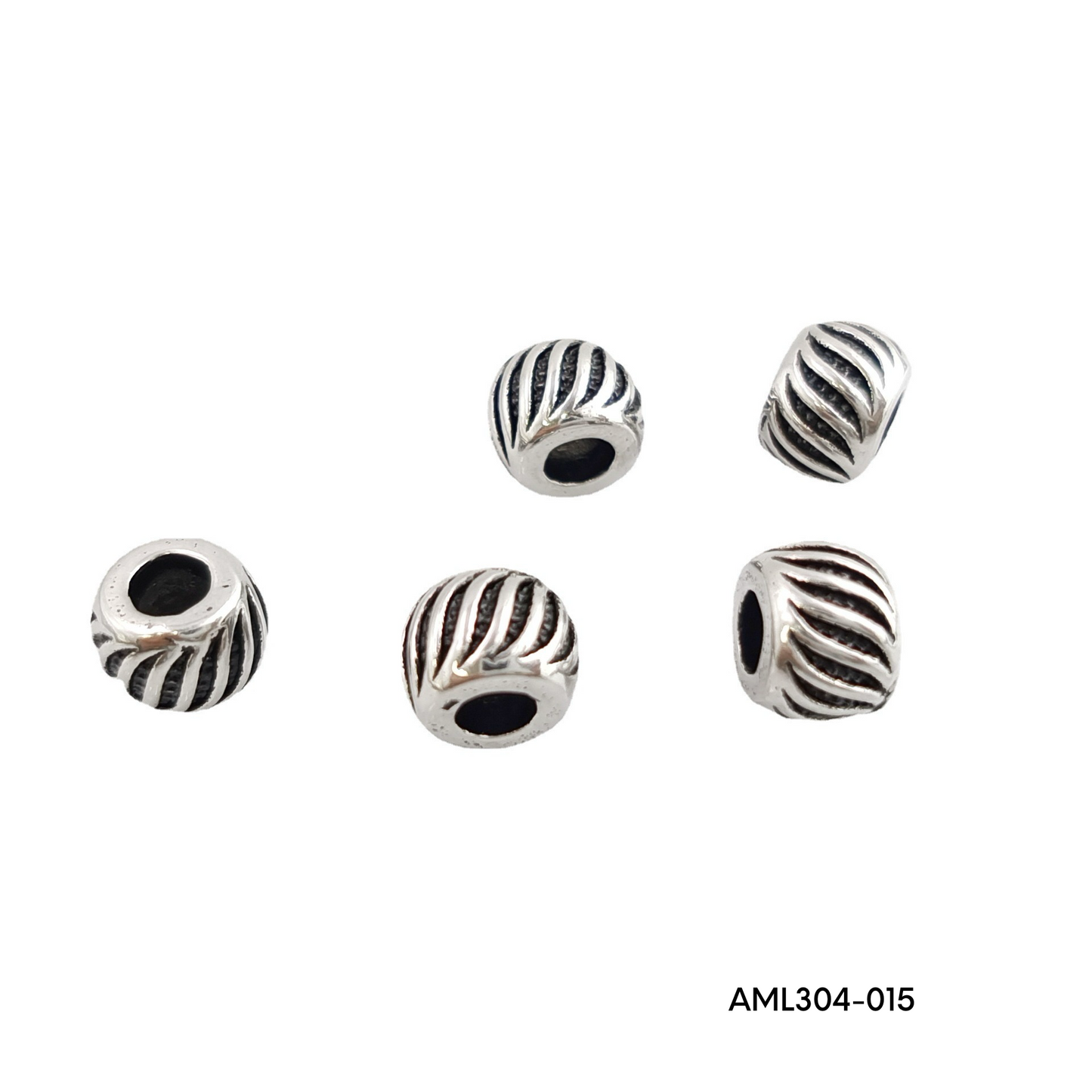PRE-ORDER - WAREHOUSE - 304 Stainless - Bead - Hair Bead - Big Hole Bead