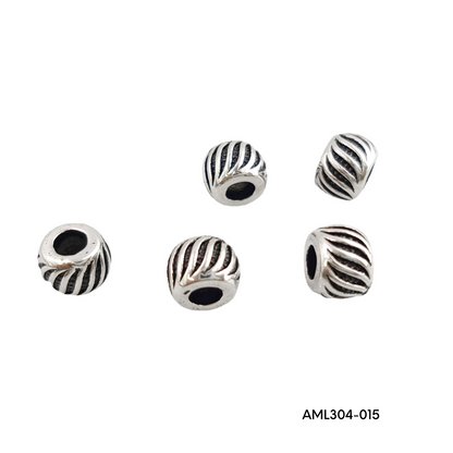 PRE-ORDER - WAREHOUSE - 304 Stainless - Bead - Hair Bead - Big Hole Bead